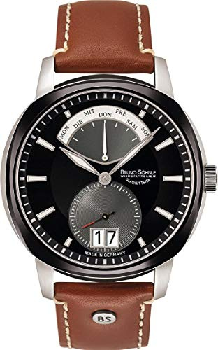 Bruno Söhnle Herrenuhr Facetta | Quarzwerk mit Großdatum | 17-73155-741