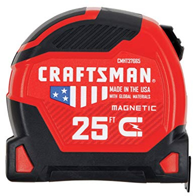 CRAFTSMAN Tape Measure, PROREACH, 25-Foot (CMHT37665S)