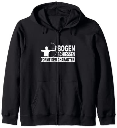 Bogensport Bogensportler Bogen Compoundbogen Bogenschiessen Kapuzenjacke