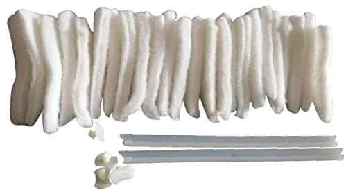Bontannd 1 Set Replacement Sponge Cleaner for Washing Window Glass Magnetic Window Cleaning Brush Replacement Sponge