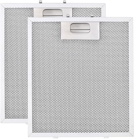 Upgraded Range Hood Filter Replacement 9x10.25Inch (230x260mm) 4-Layer S97018029 Aluminum Mesh Hood Vent Filter, HR Huare Technology Grease Filter, fits Broan B5 Series, Alternative 1932913, 2pack