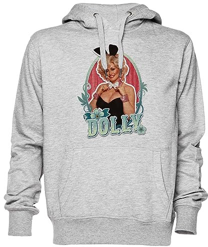 Dolly Parton Gris Sweat À Capuche Sweat-Shirt Jersey Unisexe Homme Femme Grey Unisex Hoodie