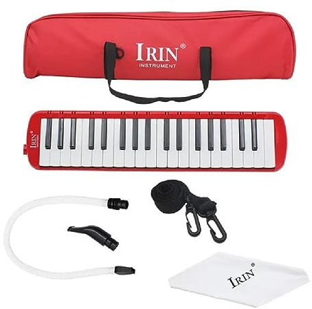 37 Tasten Melodica Instrument Air Piano Keyboard Pianica Mundharmonika Musikinstrument Mit Tragetasche Für Anfänger Tragbare Schlag Klavier Tastatur Einfach Zu Erlernen Mundharmonika Instrument