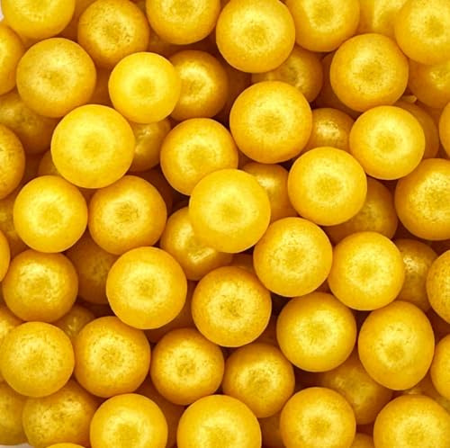 A Pinch Of - Pearls - Glimmer Jumbo Gold Cake Topper Sprinkles - 30g Edible Shimmer 7mm Ball Cupcake Decorations - Weddings, Christenings & Parties