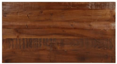 vidaXL Tischplatte, Holzplatte Rechteckig, Massivholzplatte für Tisch Esstisch Couchtisch, Ersatztischplatte, 100x60x2,5cm Altholz Massiv
