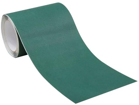 Sufrk Cintas de césped artificial de 0,15 x 20 m, color verde, césped artificial de aspecto natural y realista
