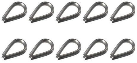 Kabelklemme, Drahtseilklemme, 15 stücke 2-12mm Draht Seil Kauschen 304 Edelstahl U-Förmigen Kabel Splitter Kauschen lock up Clamp(12mm)