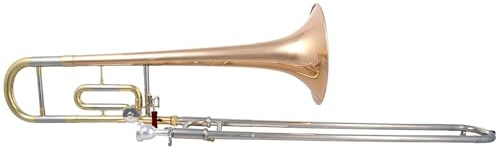 Soundman EQP-401 Kinderposaune - B/C Posaune - Sekundventil - Verkürzter Zug (6 statt 7 Plätze) - Quartposaune mit Doppelbohrung - Quartventil-Posaune für Kinder
