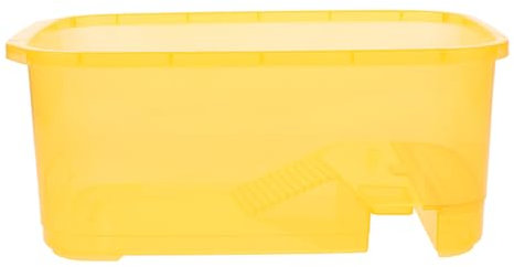 HOUDERCO 1satz Turtle Tank Für Schildkröten Plastikkasten Mit Plattform Idealer Lebensraum Für Reptilien Fütterungs Und Zuchtbereich Modell Langlebig Und Farbenfroh