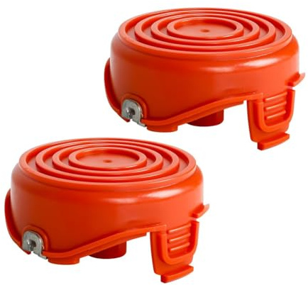 Senda 2 Pack Trimmer Spool Cover, A6442-XJ Strimmer Spool Caps Replacement Parts Compatible with Black & Decker GL650 GL660 GL670 GL315 GL655 GL656