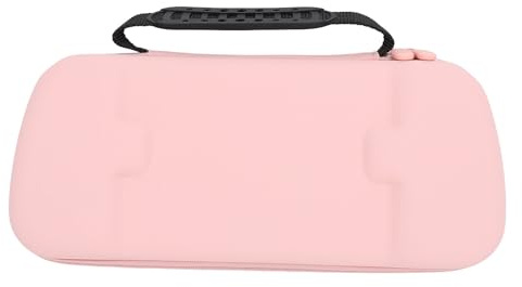 Alomejor Hard Protective Case for Rog Ally X 2024 RC72LA with Foldable Stand, Great for Travel and Outdoor Gaming, PU Material (Pink)