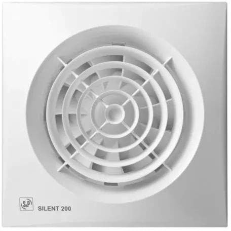 S&P 5210426200 SILENT-200 CHZ Extractores de Baño, 220-240V, 50Hz