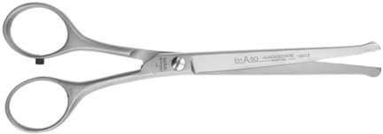 EHASO Premium Pfotenschere 17 cm Rundspitze für Hunde | Abgerundete Schere, Gebogene Klinge, Klein und Präzise | Pfotenschere in Spitzenqualität | Für alle Hunderassen geeignet