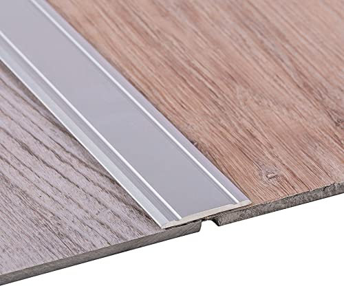 Gedotec Übergangsprofil Aluminium Silber eloxiert - SUPERFLACH | 1 Stück - Übergangsschiene - selbstklebend | Maße: (L x B x H) 1000 mm x 30 mm x 1,75 mm | Ausgleichsprofil - Abschlussleiste