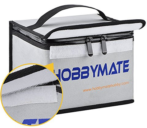 HOBBYMATE Lipo Battery Bag Fireproof, Explosion-proof for Lipo Battery Safe Charging and Storage