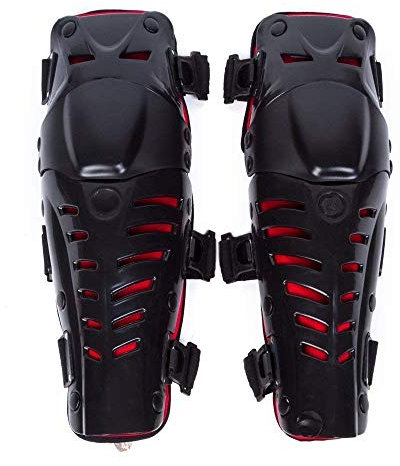 WILDKEN Adultos Rodilleras Moto Espinillera Motocross Protección de Rodilla Motocross Corporal Protector Rodilla Motocicleta Bicicleta Rodilleras para Protector Caballero al Aire Libre (Rojo Guapo)