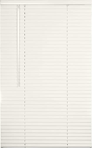 LOTUS & WINDOWARE Cordless 1 Aluminum Mini Blind 18 Wide x 72 Long, Alabaster, Room Darkening Metal Indoor Window Blinds for Home and Office - 18 x 72,Alabaster
