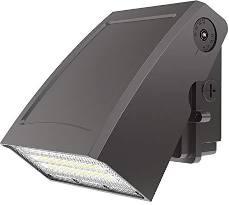 HYPERLITE LED Wall Pack Light: 40W 5200lm ETL Approved - IP65 Waterproof Full Cut-Off Adjustable Wall Pack LED Exterior Light for Garage House Driveway Building Yard - 175W Matel-Halide Replacement
