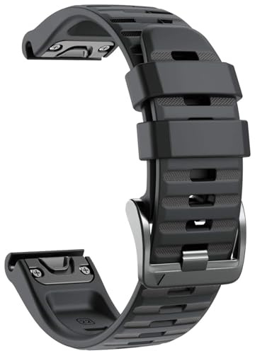 NotoCity Armband für Garmin Fenix 6/6 Pro/7/5/5 Plus, Fenix 8/E 47mm, Quickfit 22mm Armband für Garmin Forerunner 935/945/965, Instinct, Epix Gen 2, Quatix 5/6/7 Estrazarmband(Schwarz))