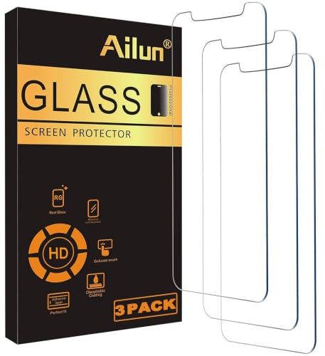 Ailun Screen Protector for iPhone 12 pro Max 2020 6.7 Inch 3 Pack Case Friendly Tempered Glass | 6.7 Inch, Case Friendly