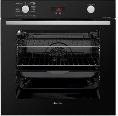 SAUTER Four encastrable pyrolyse SOP6211B Guide culinaire, 73 litres, Soft close