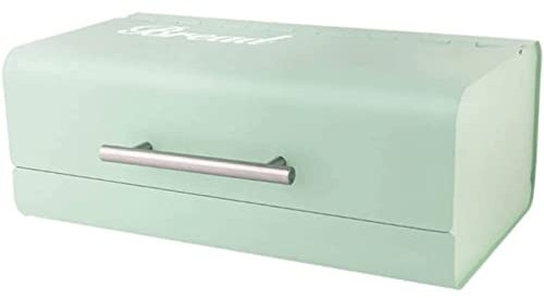 ABGRC Cocina Panera Panera de Metal, panera de Gran Capacidad, Caja de Almacenamiento Multifuncional para máscara de cosméticos de Aperitivos, contenedor de Almacenamiento de Pan Decoración