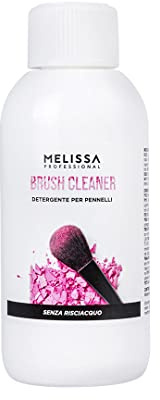 Melissa Brush Cleaner Detergente Pennelli Senza Risciacquo 250 ml Liquido Pulitore Accessori Make Up