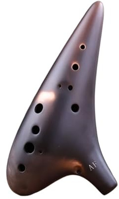 Okarina Okarina, Keramik-Okarina-Musikinstrument, Professionelle Quer-Sopranflöten, 12 Löcher (Color : 3/4)