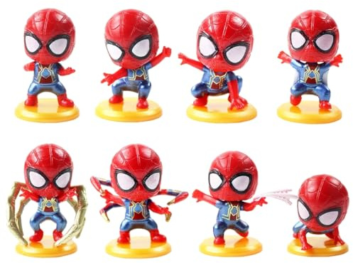 Tortenfiguren,8 Stück Tortendeko Spielzeug,Cake Topper,Kuchendekoration,Mini Figures für Geburtstag Party Dekoration,Geburtstagsgeschenk für Mädchen Junge