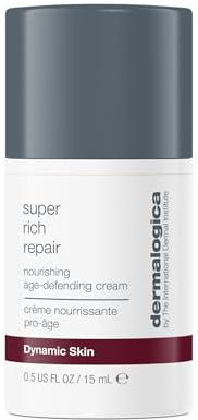Dermalogica Super Rich Repair Anti-Aging Super-Concentrated Face Moisturizer - Help Replenish Skin's Natural Moisture Levels, 0.5 fl oz