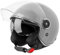 VINZ Tobia Jethelm mit Doppelvisier | Roller Helm mit Sonnenblende | In Gr. XS-XXL | ECE 22.06 Zertifiziert | Motorradhelm mit Visier |Viele Farben Erhältlich - Grau