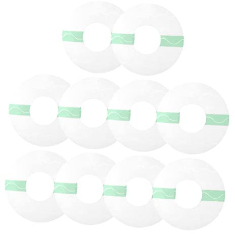 minkissy 10 Stück Sensor Fixpatch Kleine Rutschfeste Klebepads Aus Elastischem Material Schweißabsorbierend Anti Drop Für Sport Und Outdoor Zur Sicheren Sensorebefestigung