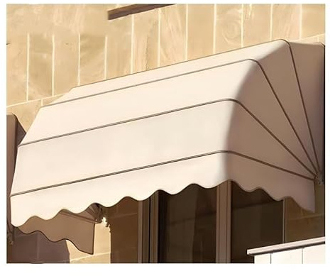 MNBVH French Curved Retractable Awning, Door Window Awning, Outdoor Garden Windows And Doors Telescopic Canopy, Size And Color Can Be Customized(Size:100x35x35cm,Color:C)