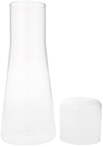 IMIKEYA Jarra De Cristal Para Fiestas 750 Ml Transparente Vidrio Templado Antigoteo Uso Doméstico y Picnic Set De Jarra De Agua Fría
