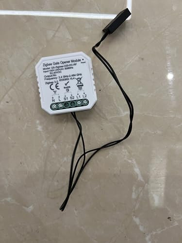 Maxcio Apriporta WiFi Garage Door Opener, Apricancello Intelligente Compatibile con Alexa/Google Home, APP Controllo Remoto, Controllo Vocale, Adatto per AC e DC, Non Richiede Hub, con Telecomando