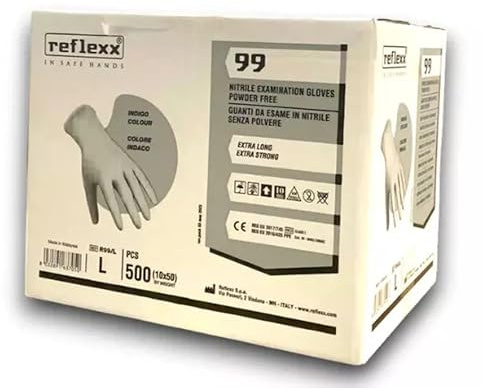 Generico Guanti In Nitrile Alto Spessore 99 TAGLIA L - 500 pcs