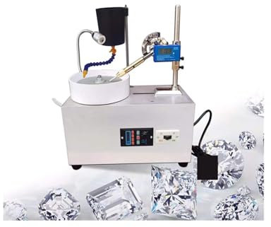 Esmeriladora de Banco, Máquina de tallado de gemas Máquina pulidora de molienda DC Velocidad continua Amoladora angular de gemas Joyería de precisión Máquina pulidora de piedra Máquina de moldeo, par