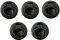 5 mini cerraduras para muebles, como push lock, para caravana, armario, camper, 1-15 mm de grosor de pared, incluye material de montaje