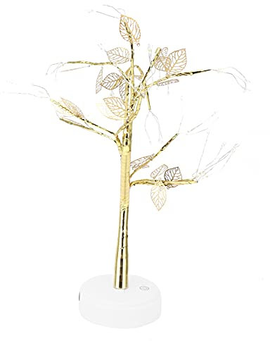 Marhynchus 72LEDS Kupferdraht -PC -LED Lichtbaumlampe, USB Batterie 5V Safe Spannung, DIY dekoratives Licht für Balken, Tische, Schlafzimmer, Doppelstromversorgung für USB oder AA Batterien
