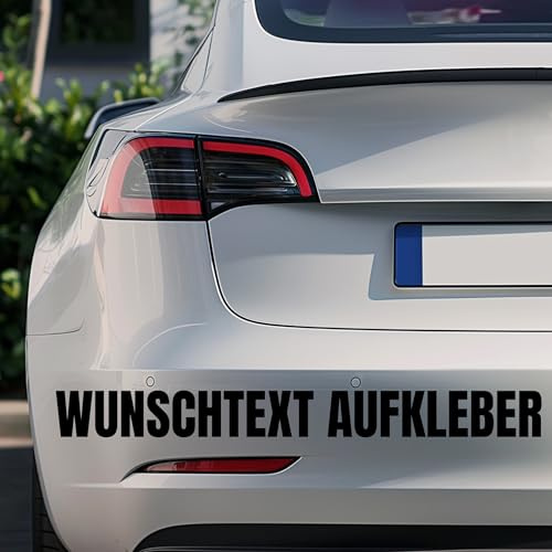 Autoaufkleber Wunschtext selbst gestalten – Individueller Schriftzug (20–120 cm), wetterfester Vinyl-Aufkleber für Auto, Wohnmobil, Fahrrad & Co – Wunschname, Slogan & Buchstaben frei wählbar