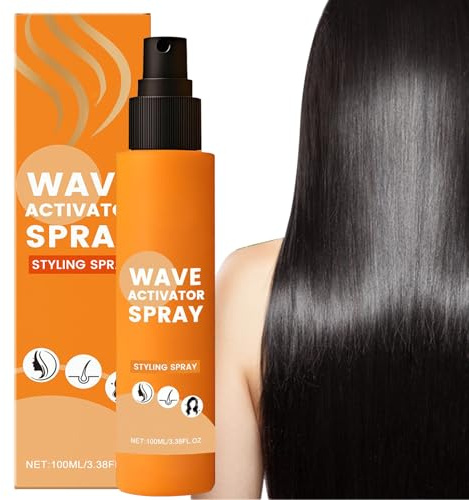 Better Wave Activator Spray | 100 ml Activateur Spray pour cheveux ondulés | Après-shampoing texturant pour femmes et hommes | Soin de voyage et d'événement