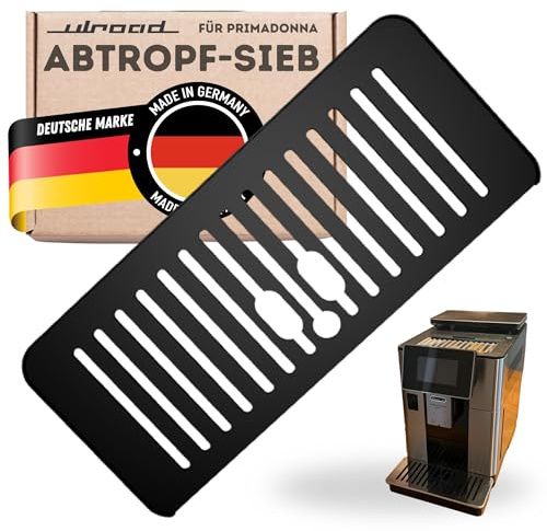 ULROAD Abtropfgitter passend für Delonghi Primadonna ECAM 610.35.B 610.55.SB 610.74.M 610.75.MB 612.55.SB Abtropfblech Kaffeemaschine Spritzschutz ersetzt Abstellblech Abtropfblech