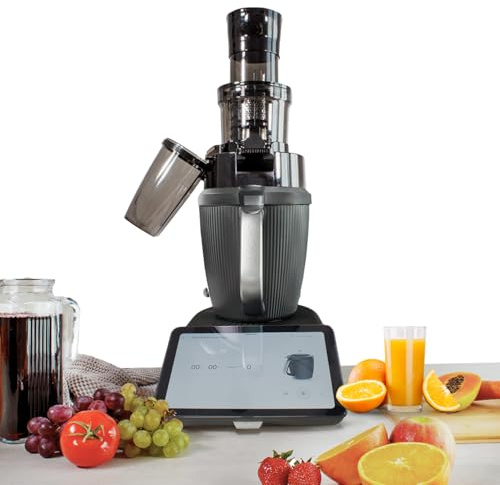 Leckerhelfer® SaftPRO – Slow Juicer, Entsafter passend für den Thermomix TM7, TM6, TM5, perfekter kaltgepresster Saft mit dem Kaltentsafter, das perfekte Zubehör passt für Thermomix (TM7)