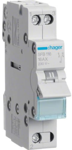 Hager SFB116, Stahl, Grau