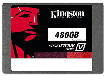 Kingston SV300S37A/480G 480 GB Solid State Drive V300 SATA 3, Black, Grey, Red, White