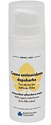 Biofficina Toscana Crema dopobarba uomo con proprietà antiossidanti, 50 ml – Lenitiva e idratante per una pelle rigenerata – Con elicriso bio dell’Isola d’Elba, Uviox® e Oleox®