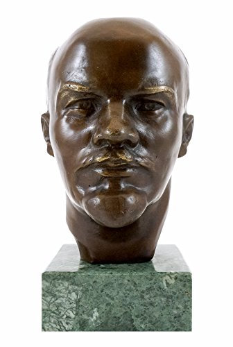 Kunst & Ambiente - Bronzestatue - Wladimir Iljitsch Lenin Büste - signiert - Skulptur kaufen - Lenin Bronzefigur - Russia