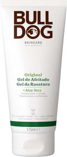 Bulldog Skincare For Men Original Gel De Afeitar, Varios, 175 ml (Paquete De 1)