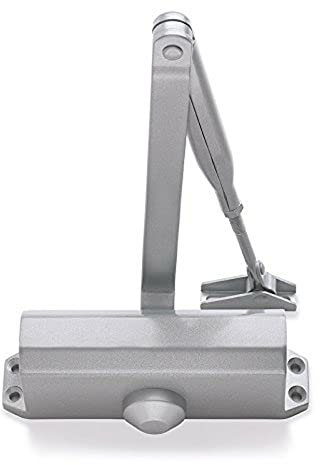 Briton 121CE Overhead Silver Door Closer - 2 Hour Fire Rated