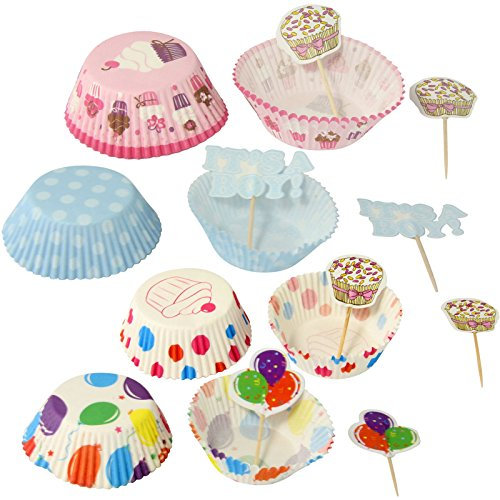 Lot of Cupcake Cases & Toppers - Wholesale Job Lots Baker